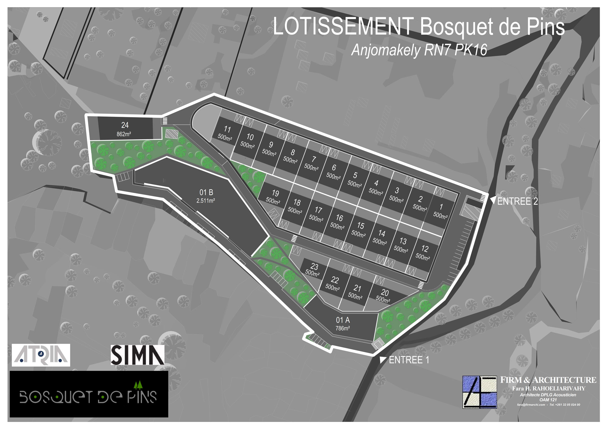 SIMA Lotissement APD Plan de masse 190812 Bosque de pins 001